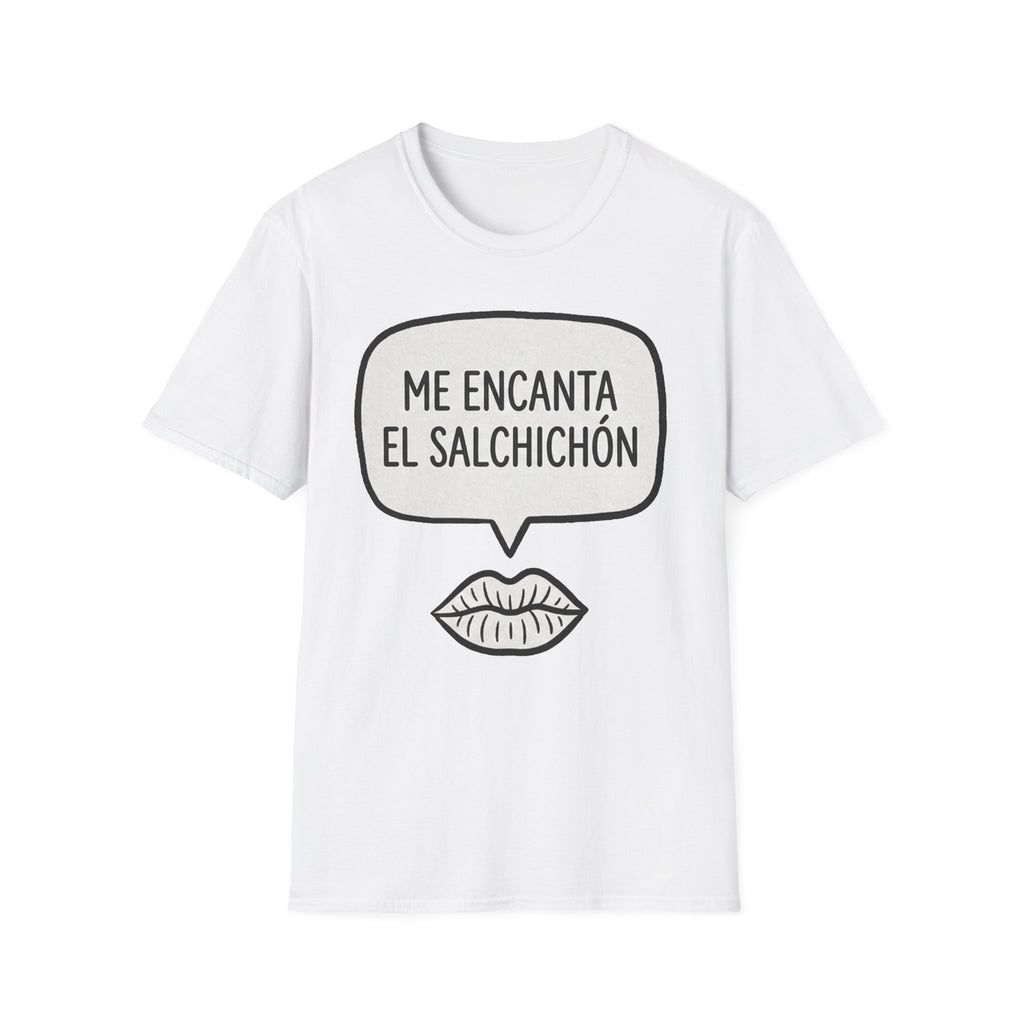 "Me Encanta El Salchichón" Spanish Foodie Graphic T-Shirt