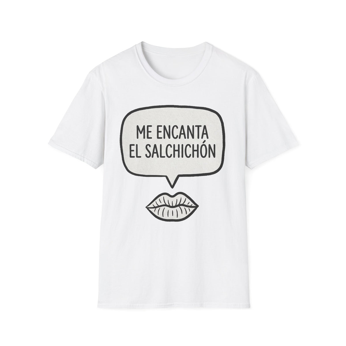 "Me Encanta El Salchichón" Spanish Foodie Graphic T-Shirt