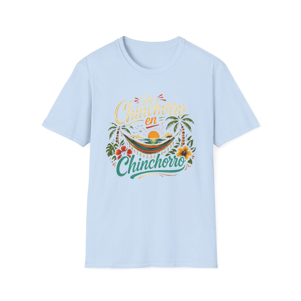 Chinchorro en Chinchorro T-Shirt — Tropical Hammock Sunset Tee