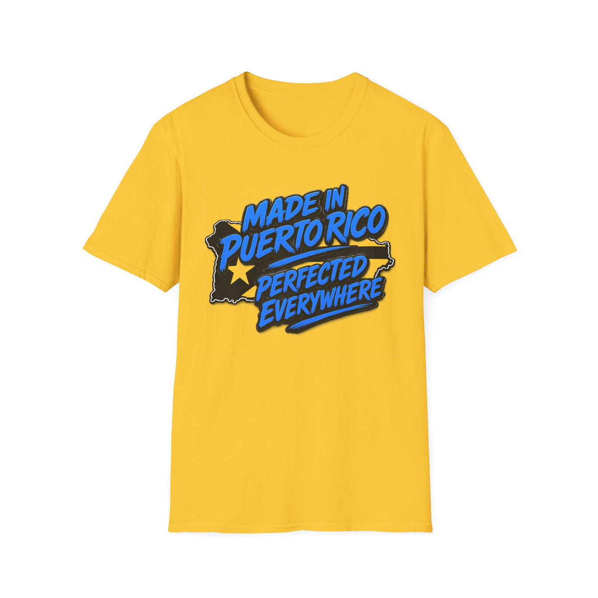 Made in Puerto Rico T-Shirt — "Perfected Everywhere" Island Pride Tee