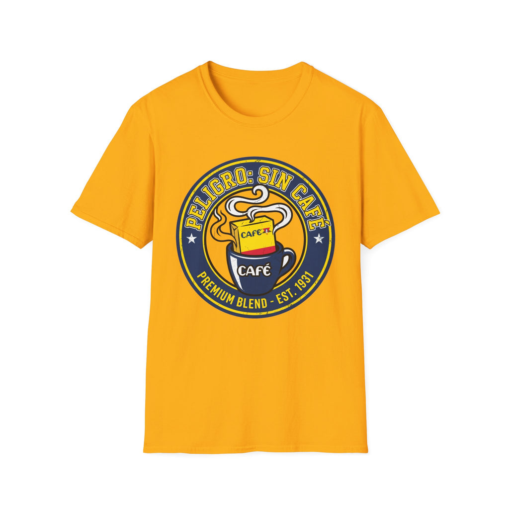 Peligro: Sin Cafe T-Shirt
