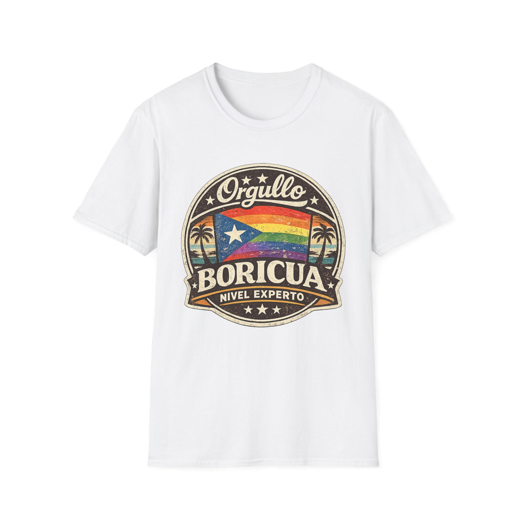 Orgullo Boricua Rainbow Flag T-Shirt — Puerto Rico Pride Tee
