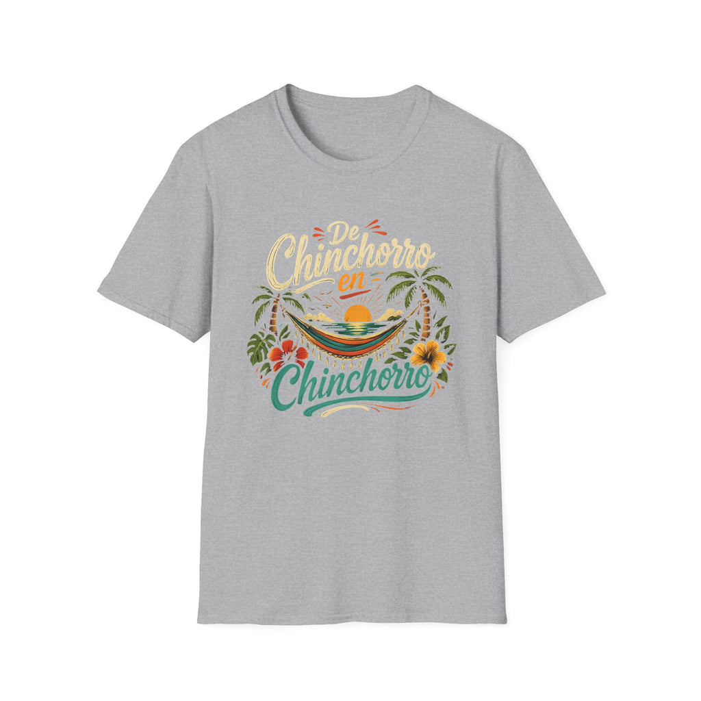 Chinchorro en Chinchorro T-Shirt — Tropical Hammock Sunset Tee