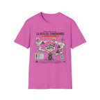 Mapa Oficial La Ruta Del Chinchorreo Moto Clear Background T-Shirt