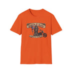 Boricua By Blood Motorcycle Grim Reaper T-Shirt