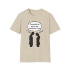 T-Shirt — Funny Spanish Quote “Te enseño el mío si me enseñas el tuyo” (Couple Thought Bubble)