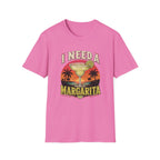 I Need A Margarita T-Shirt — Retro Beach Cocktail Tee