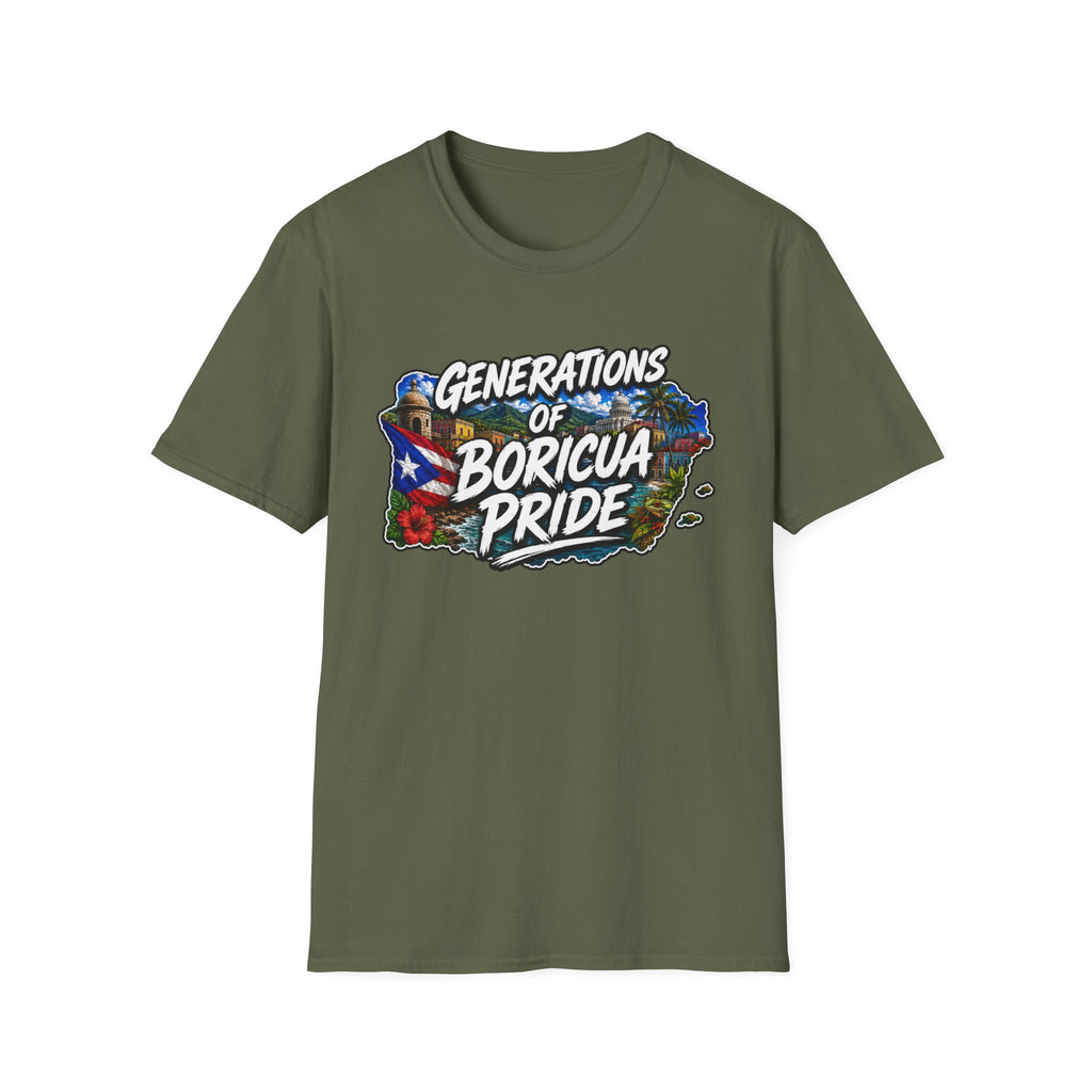 Generations of Boricua Pride T-Shirt
