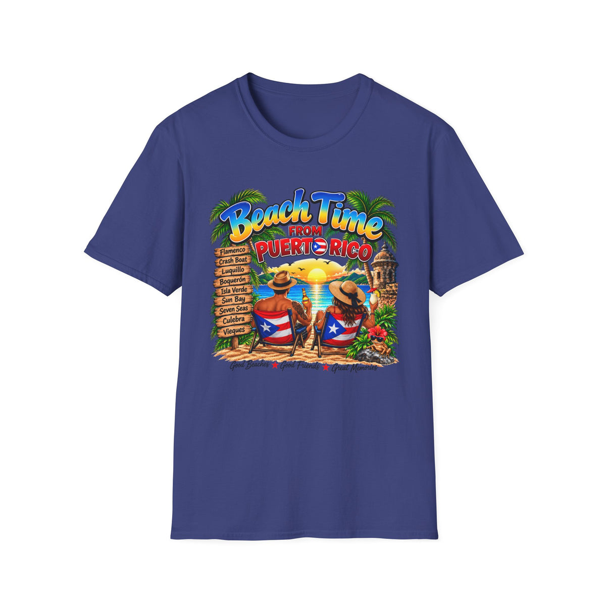Beach Time From Puerto Rico 1 T-Shirt