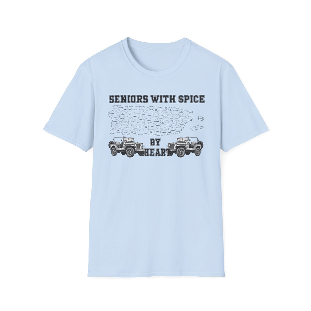 Seniors With Spice Puerto Rico Map  T-Shirt