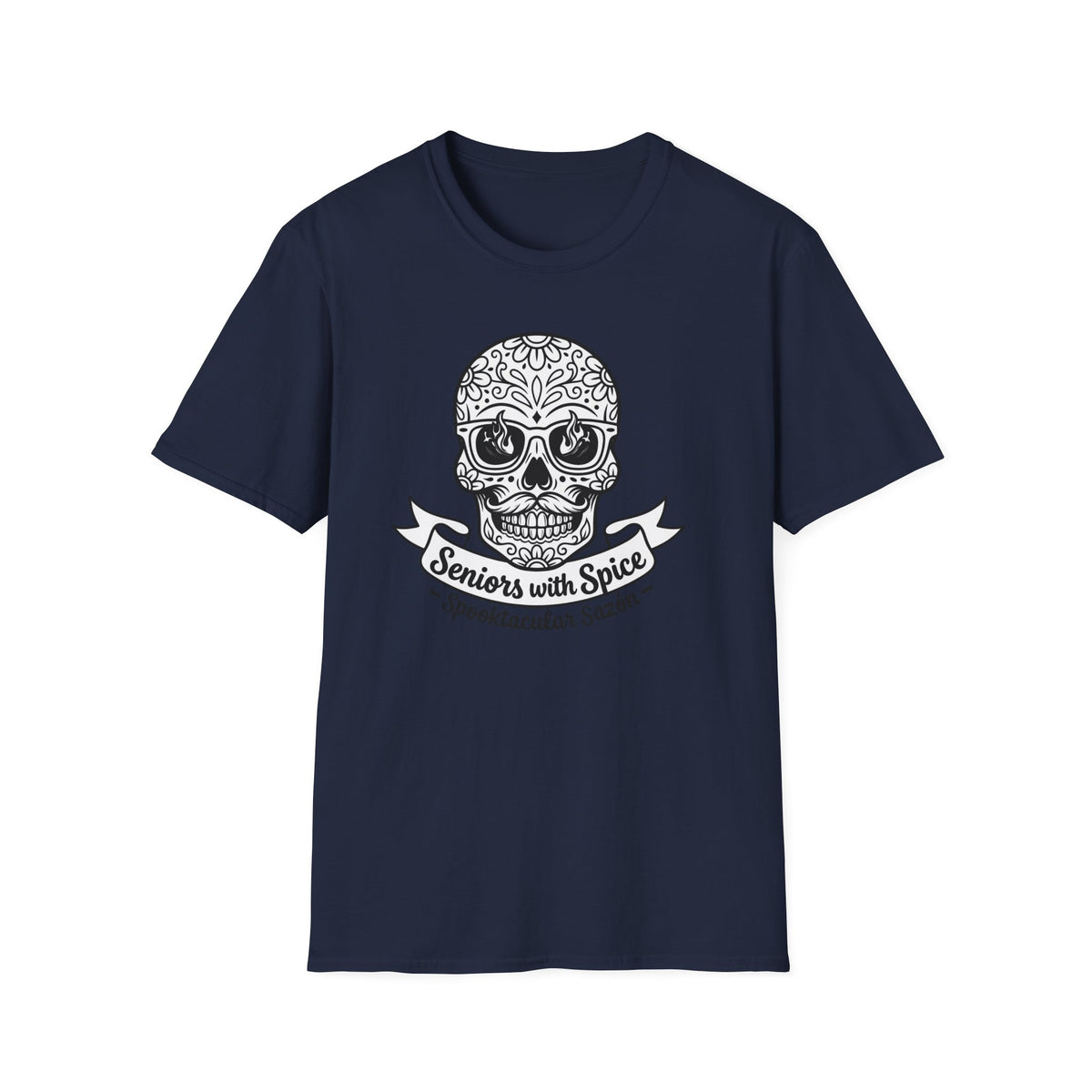 Skull Graphic 'Seniors with Spice' Day of the Dead T-Shirt