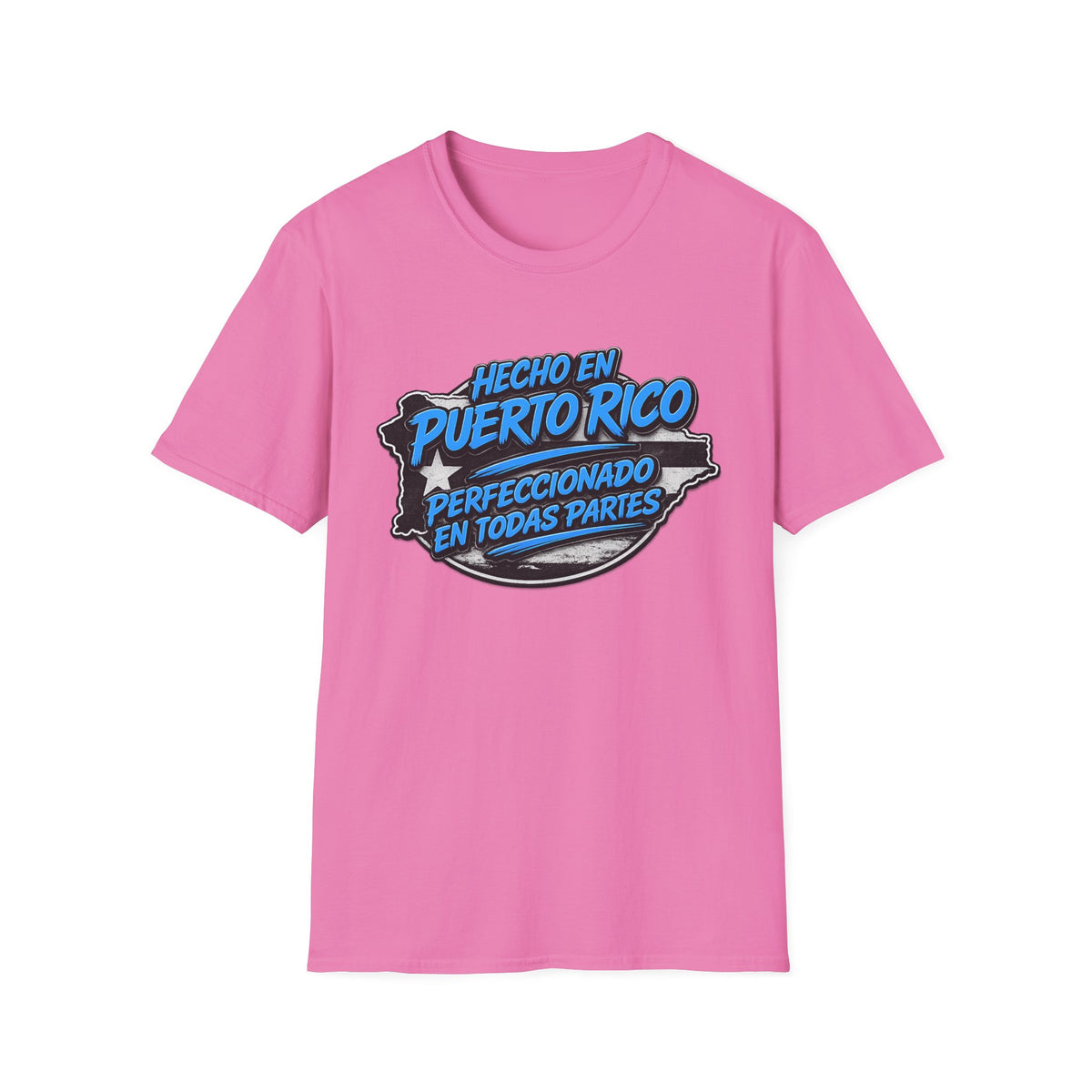 Puerto Rico Tee — "Hecho en Puerto Rico, Perfeccionado en Todas Partes" Graphic T-Shirt
