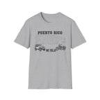 Puerto Rico Map  Motorcycle & 4x4 T-Shirt