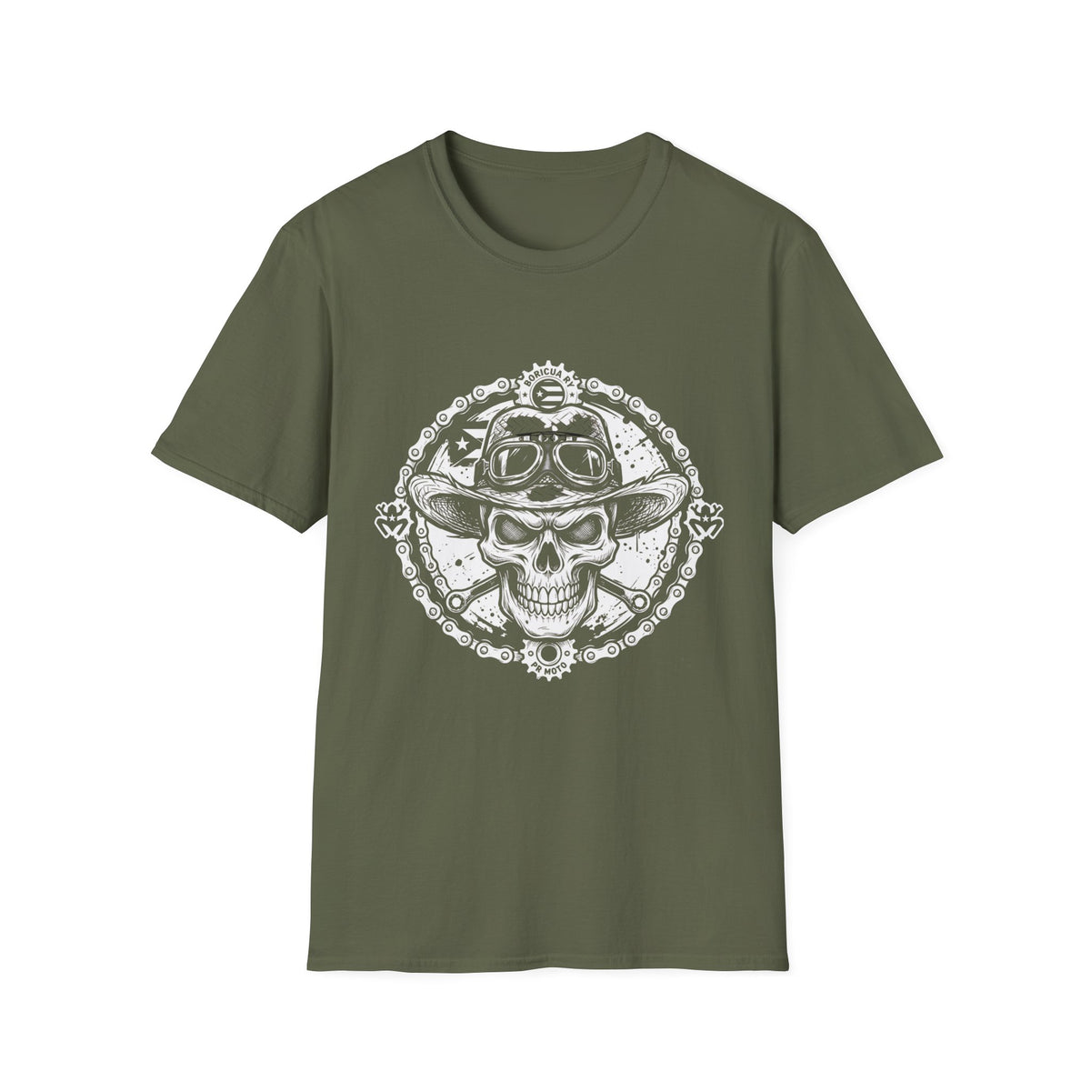 Skull Biker With Hat
