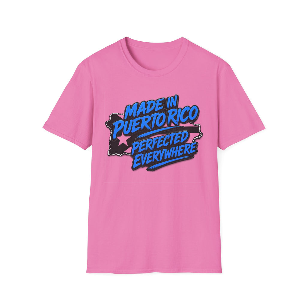 Made in Puerto Rico T-Shirt — "Perfected Everywhere" Island Pride Tee