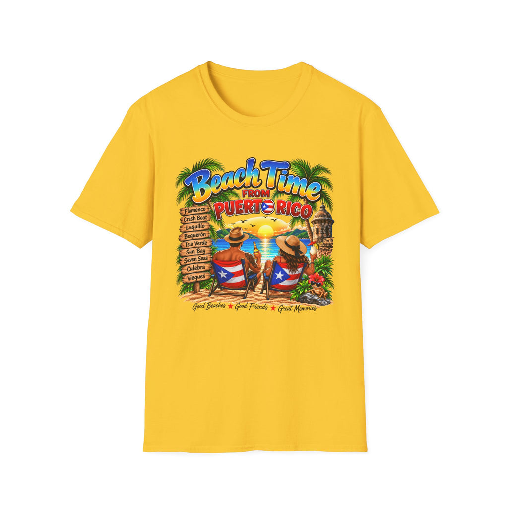 Beach Time From Puerto Rico 1 T-Shirt