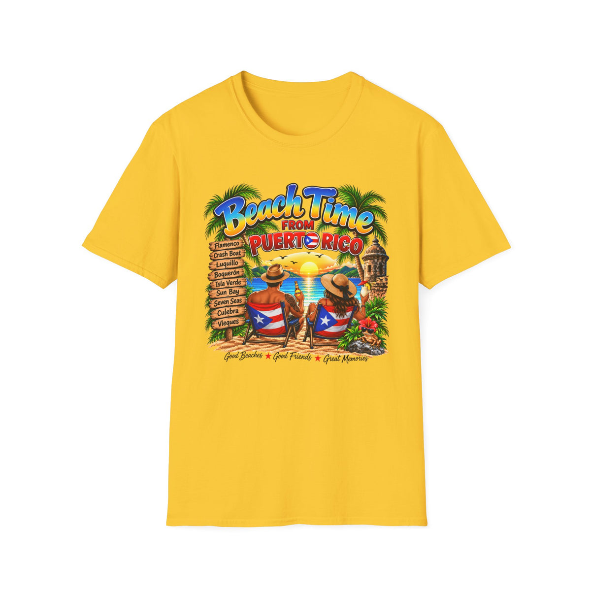 Beach Time From Puerto Rico 1 T-Shirt