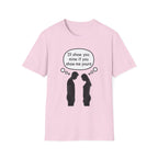 T-Shirt — "I'll show you mine if you show me yours" Funny Couple Conversation Tee