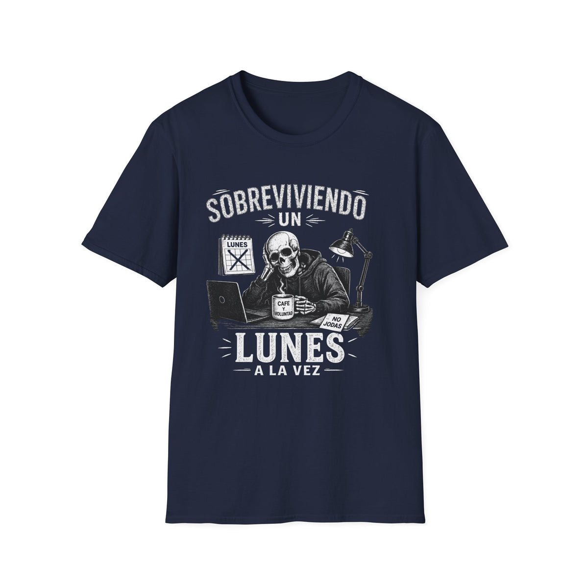 Sobreviviendo Un Lunes  BW T-Shirt