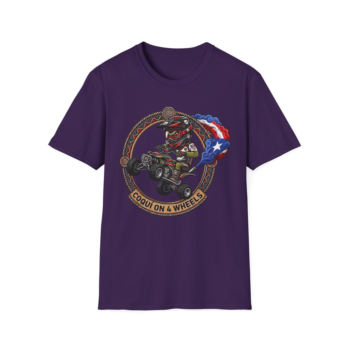"Coqui on 4 Wheels" T‑Shirt