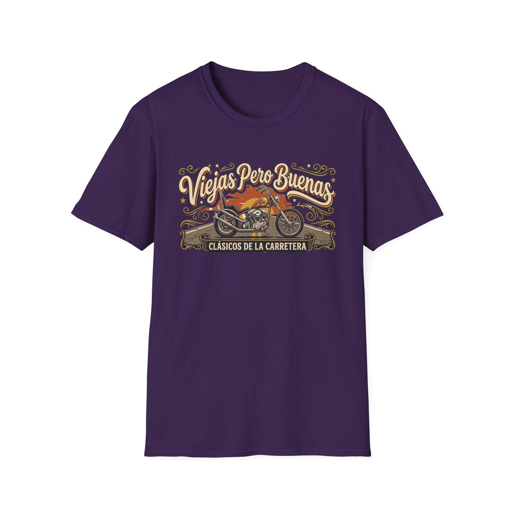 Viejas Pero Buenas  (Clásicos de la Carretera) Motorcycle Design T-shirt