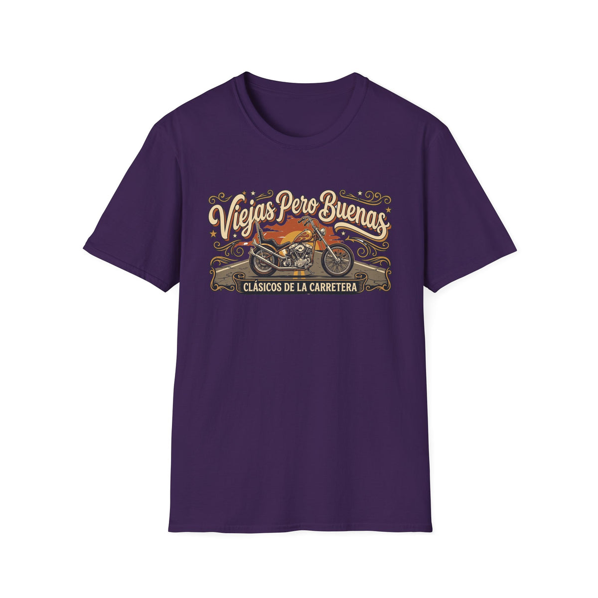 Viejas Pero Buenas  (Clásicos de la Carretera) Motorcycle Design T-shirt