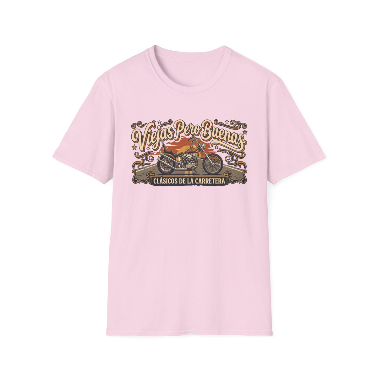 Viejas Pero Buenas  (Clásicos de la Carretera) Motorcycle Design T-shirt