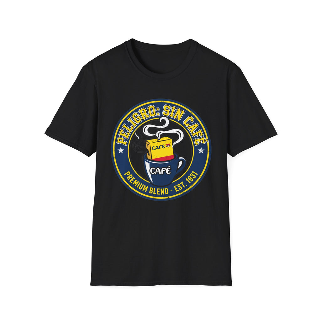 Peligro: Sin Cafe T-Shirt