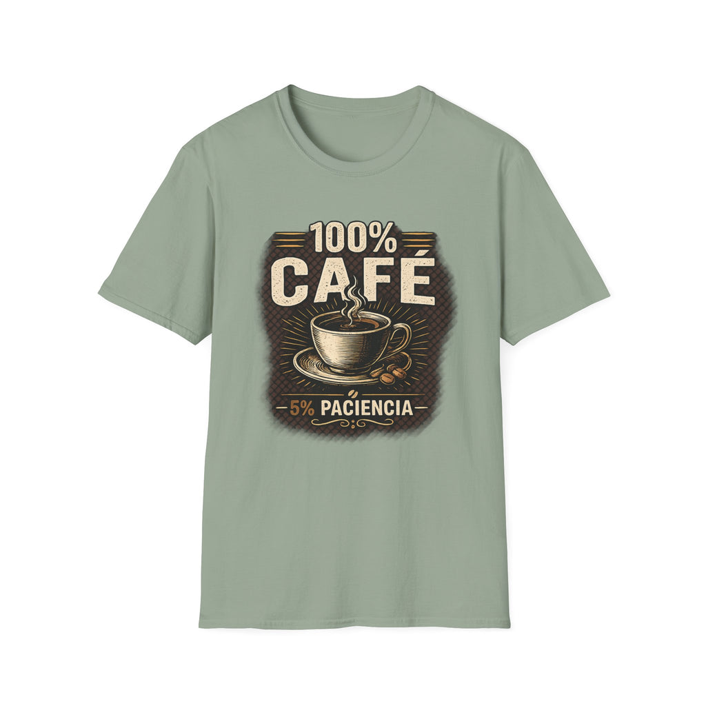 100% Café vintage coffee design T-Shirt | Coffee cup, caffeine lover