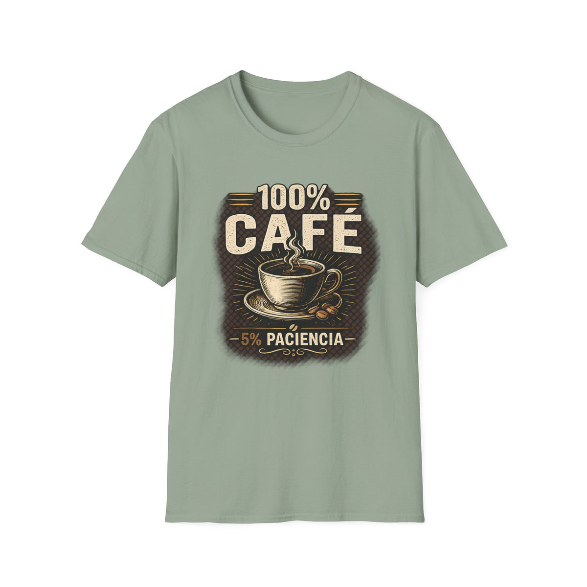 100% Café vintage coffee design T-Shirt | Coffee cup, caffeine lover