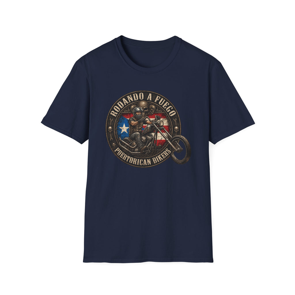 Rodando a Fuego Motorcycle T‑Shirt