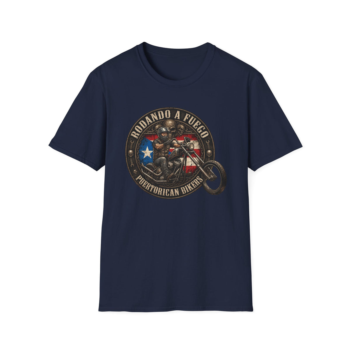 Rodando a Fuego Motorcycle T‑Shirt