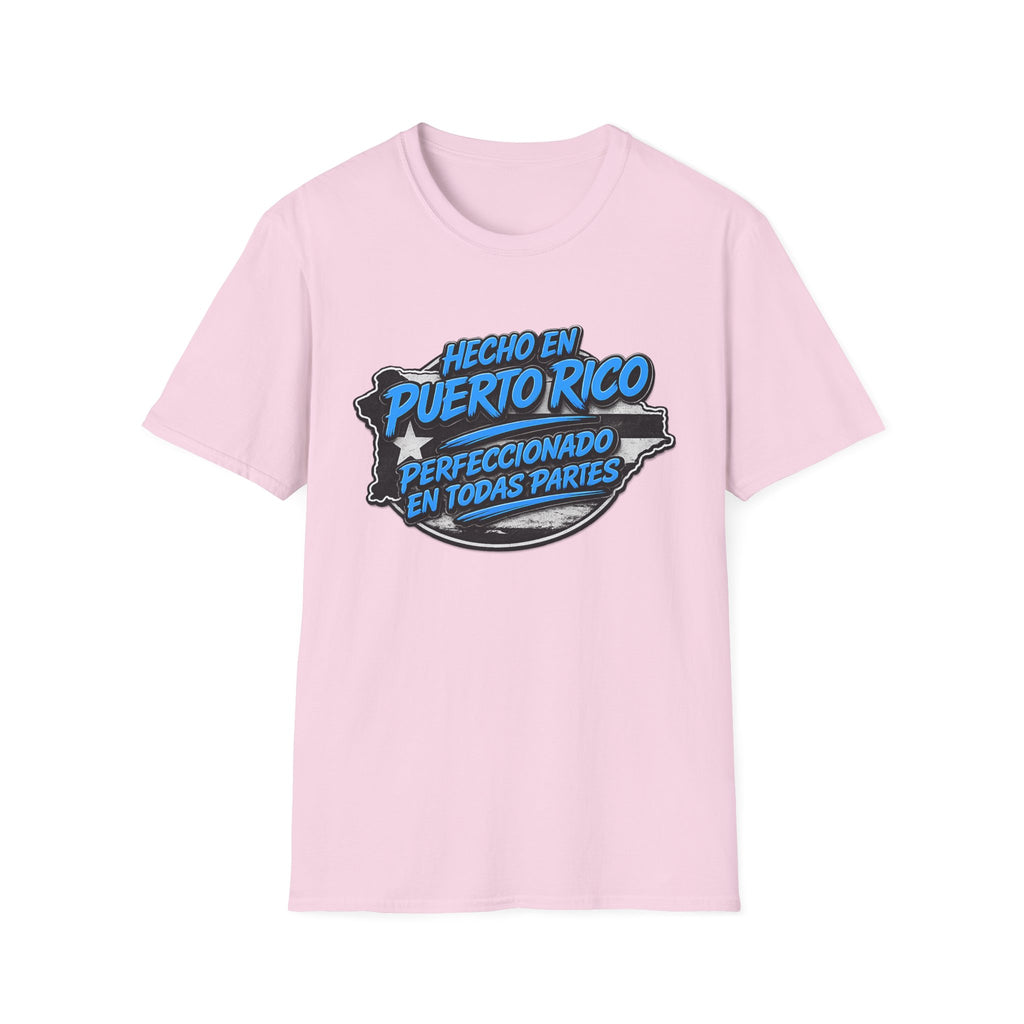 Puerto Rico Tee — "Hecho en Puerto Rico, Perfeccionado en Todas Partes" Graphic T-Shirt