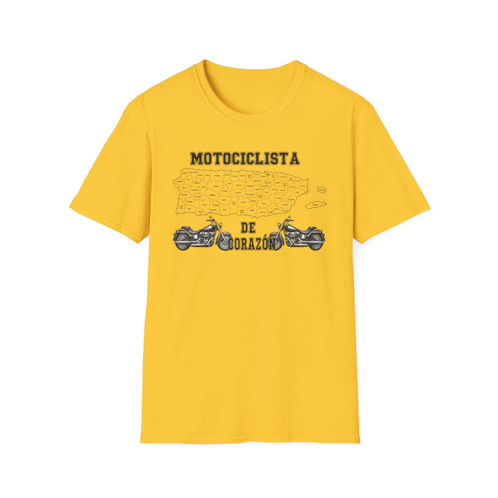 Motorcyclist de Corazón T‑Shirt