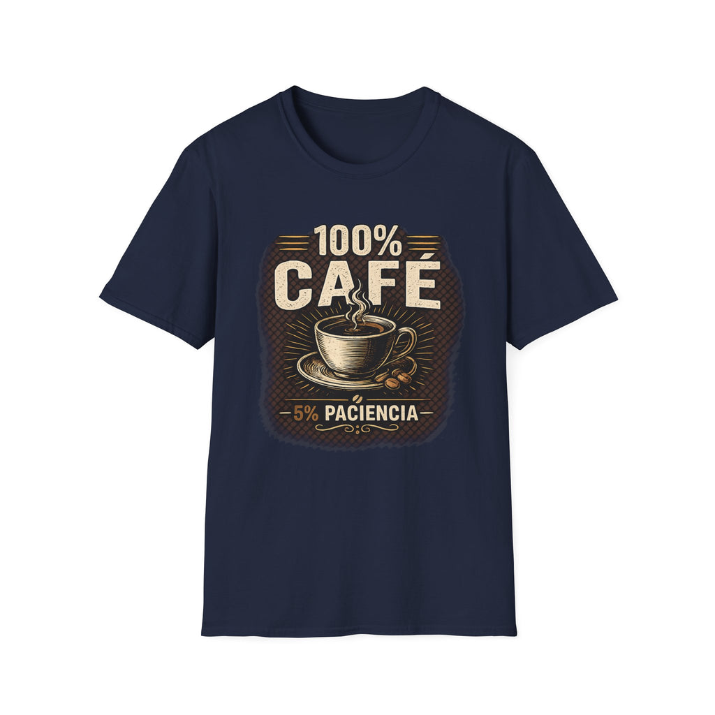 100% Café vintage coffee design T-Shirt | Coffee cup, caffeine lover
