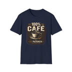 100% Café vintage coffee design T-Shirt | Coffee cup, caffeine lover