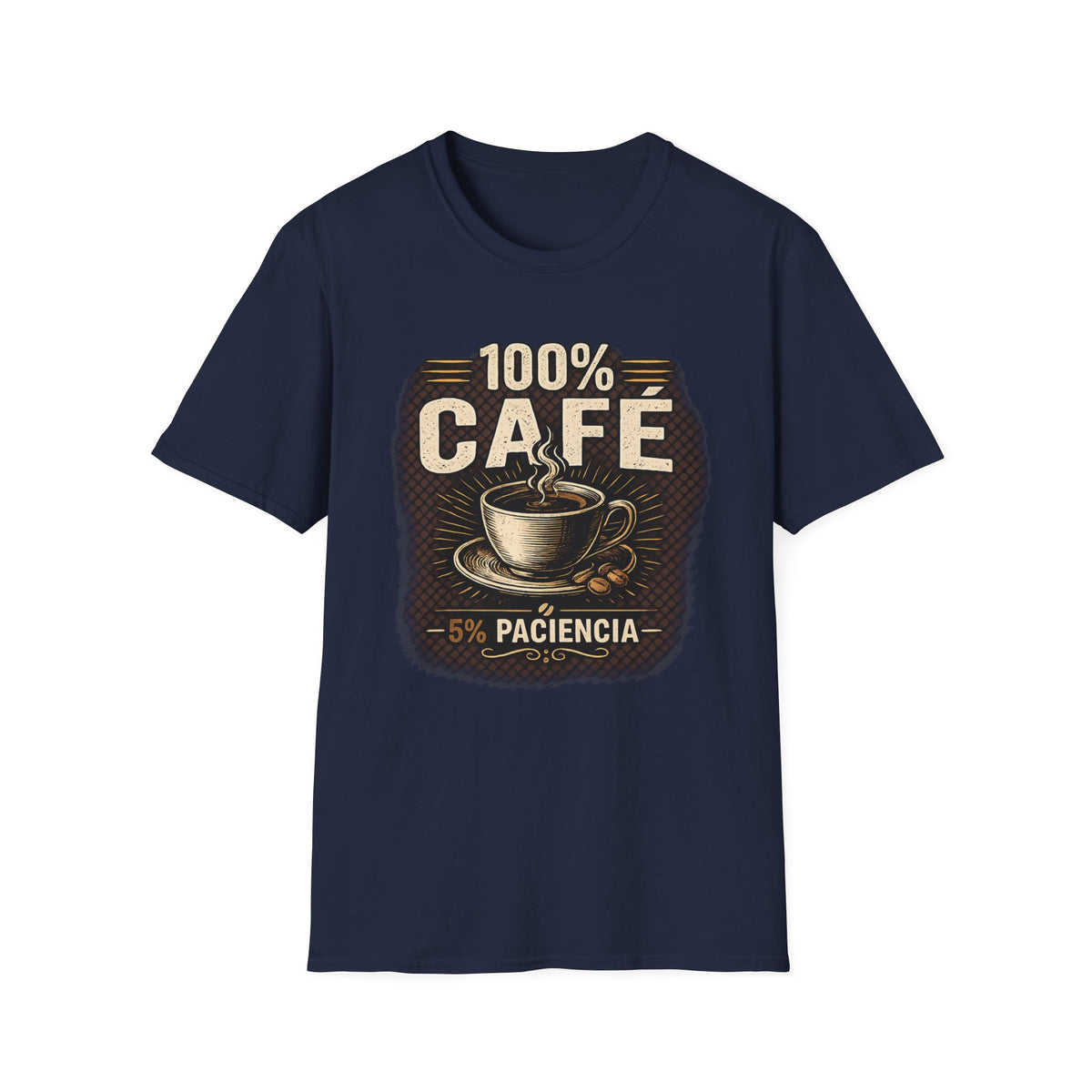 100% Café vintage coffee design T-Shirt | Coffee cup, caffeine lover
