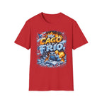 "Me Cago en el Frío" Puerto Rican Flame & Ice Graphic T-Shirt