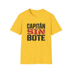 Capitán Sin Bote Graphic T-Shirt — Spanish 'Captain Without a Boat' Casual Tee