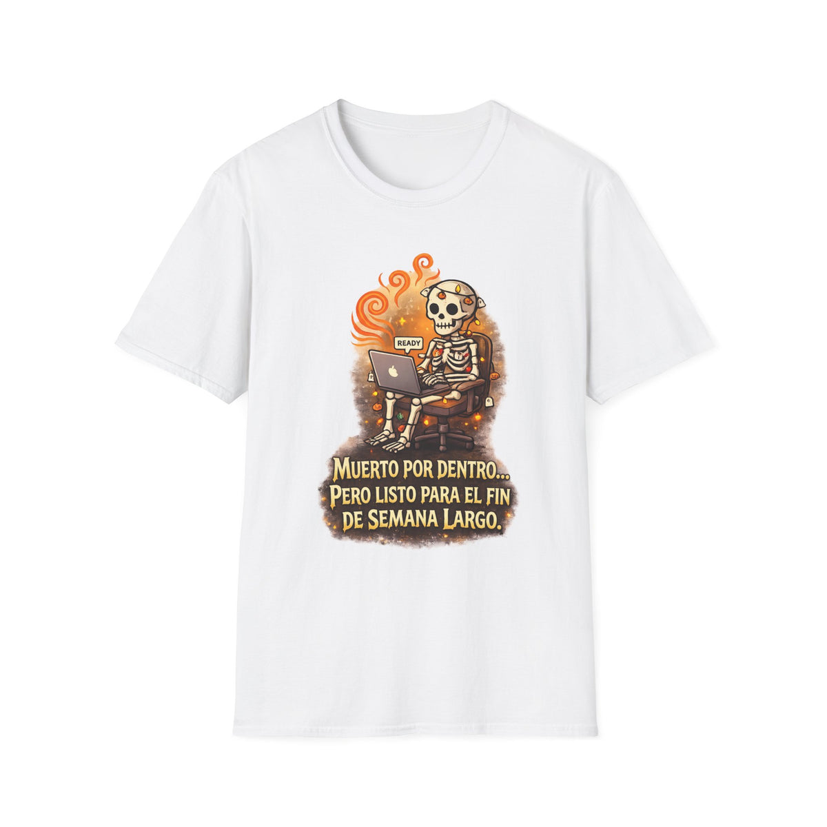 Skeleton Muerto Por Dentro T‑Shirt