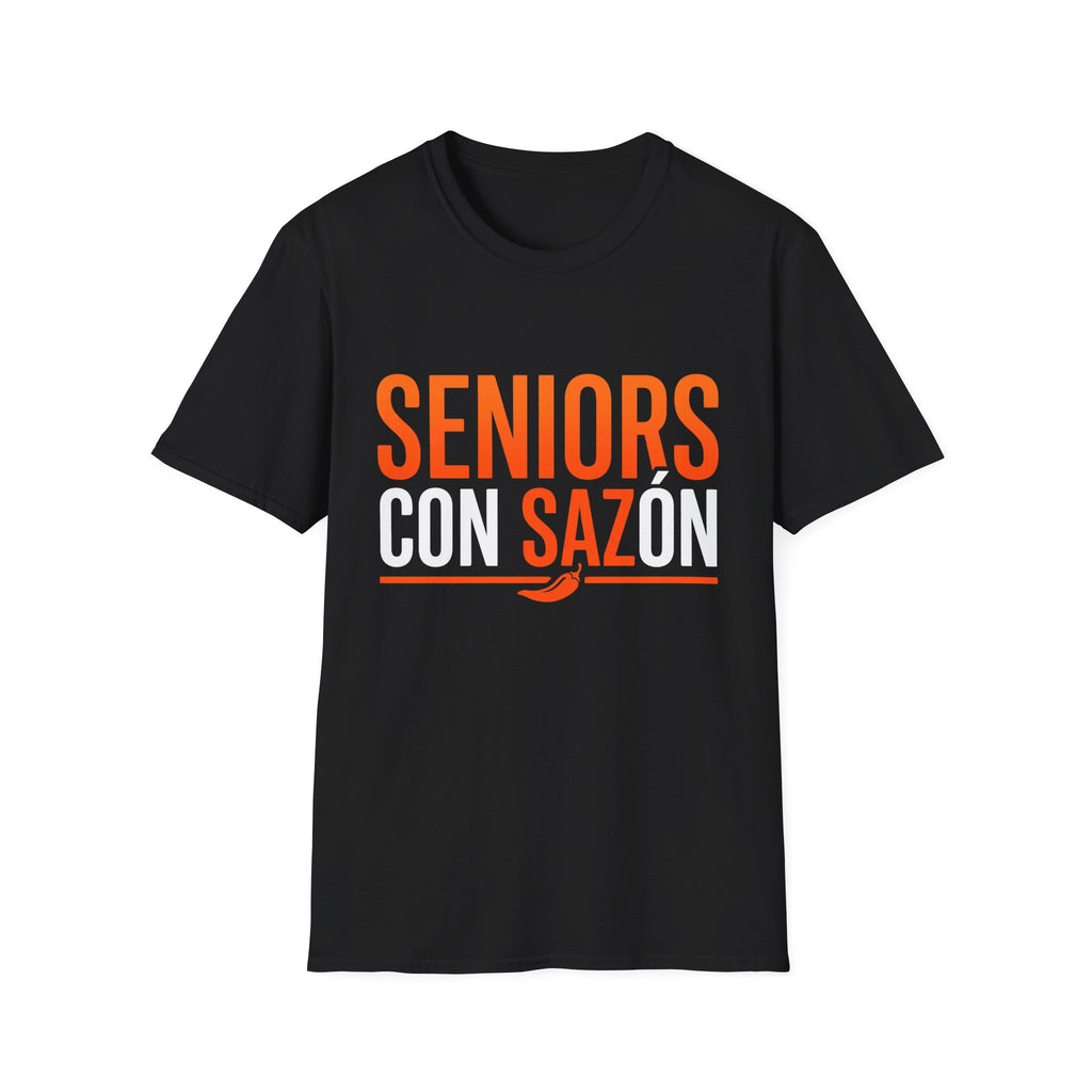 Seniors Con Sazón Orange T-Shirt