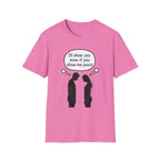 T-Shirt — "I'll show you mine if you show me yours" Funny Couple Conversation Tee