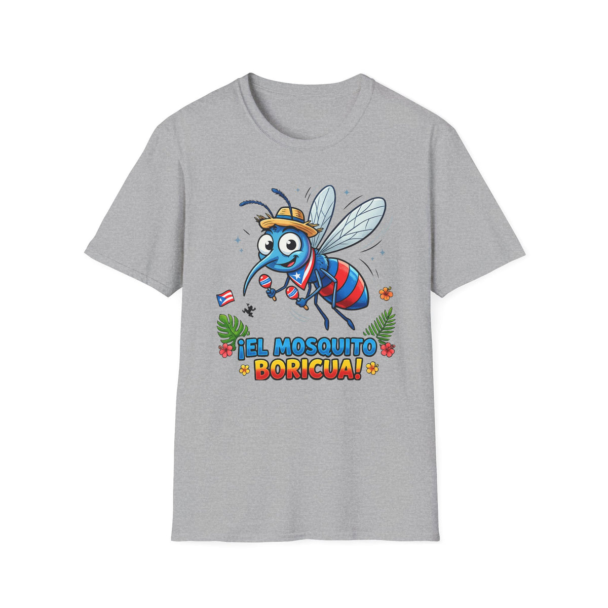 Mosquito Boricua T-Shirt — Cute Patriotic Puerto Rico Insect Tee