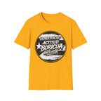Advertencia Actitud Boricua T-Shirt | Puerto Rican Pride, Retro Badge Design