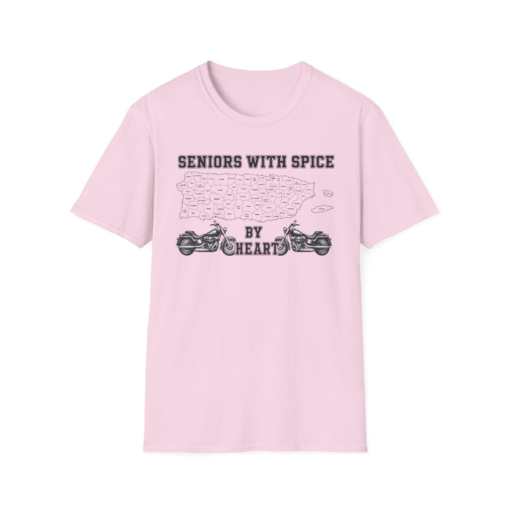 Seniors With Spice Motorcycle T‑Shirt
