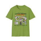 Mapa Oficial La Ruta Del Chinchorreo Moto Clear Background T-Shirt