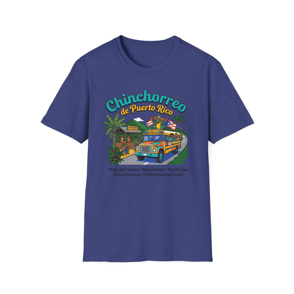 Chinchorreo de Puerto Rico T-Shirt | Puerto Rican Food Crawl, Roadside Kiosks, Coquí Vibes