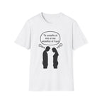 T-Shirt — Funny Spanish Quote “Te enseño el mío si me enseñas el tuyo” (Couple Thought Bubble)
