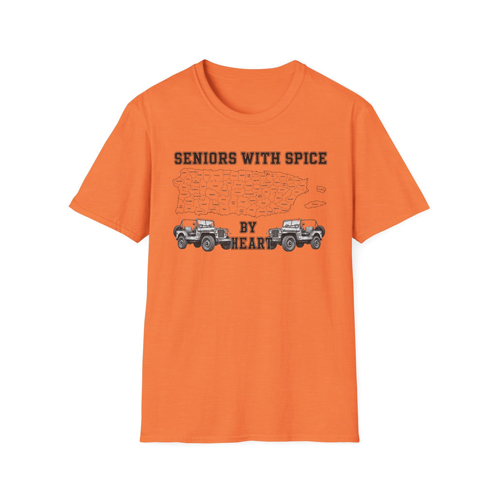 Seniors With Spice Puerto Rico Map  T-Shirt