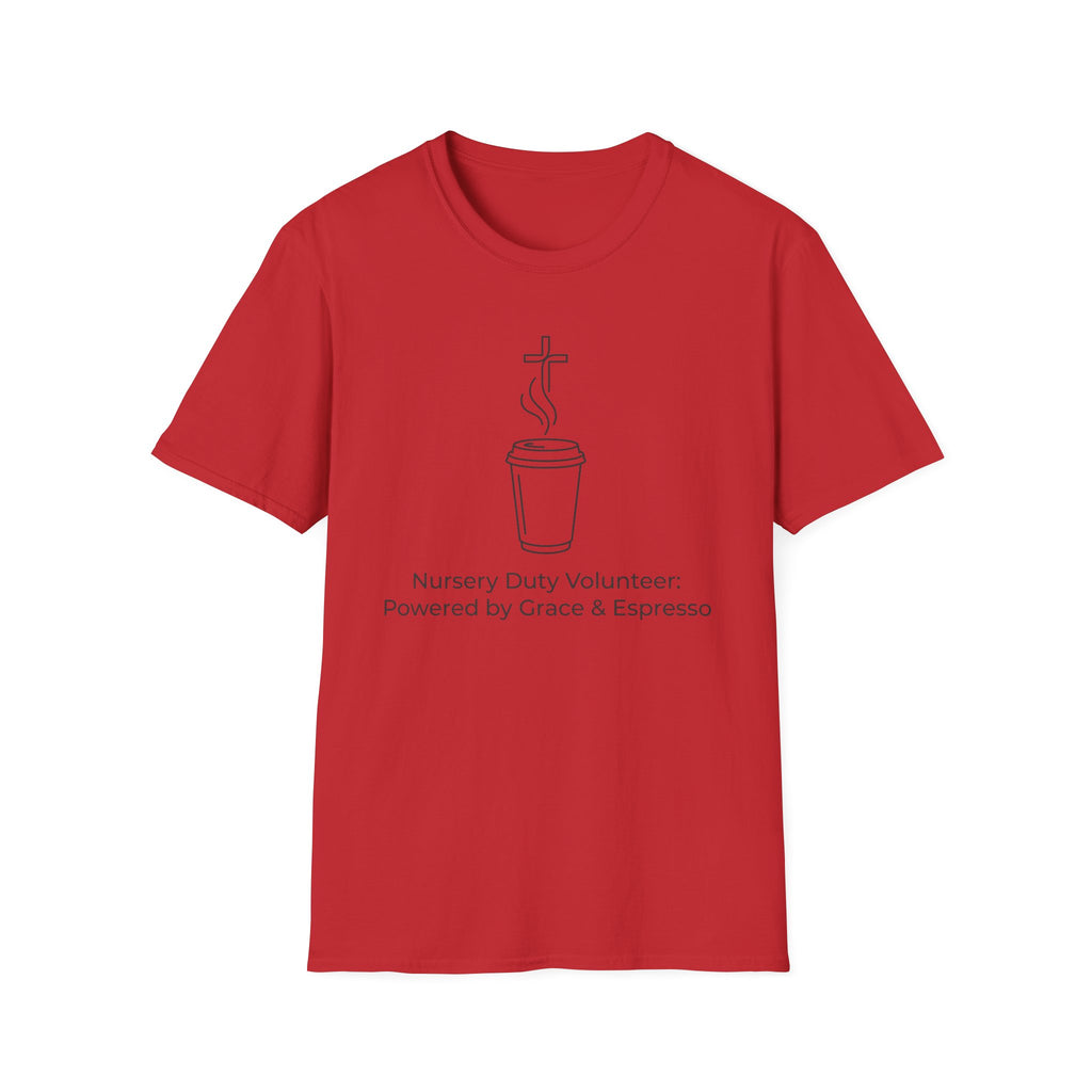 “Powered by Grace & Espresso”  T-Shirt